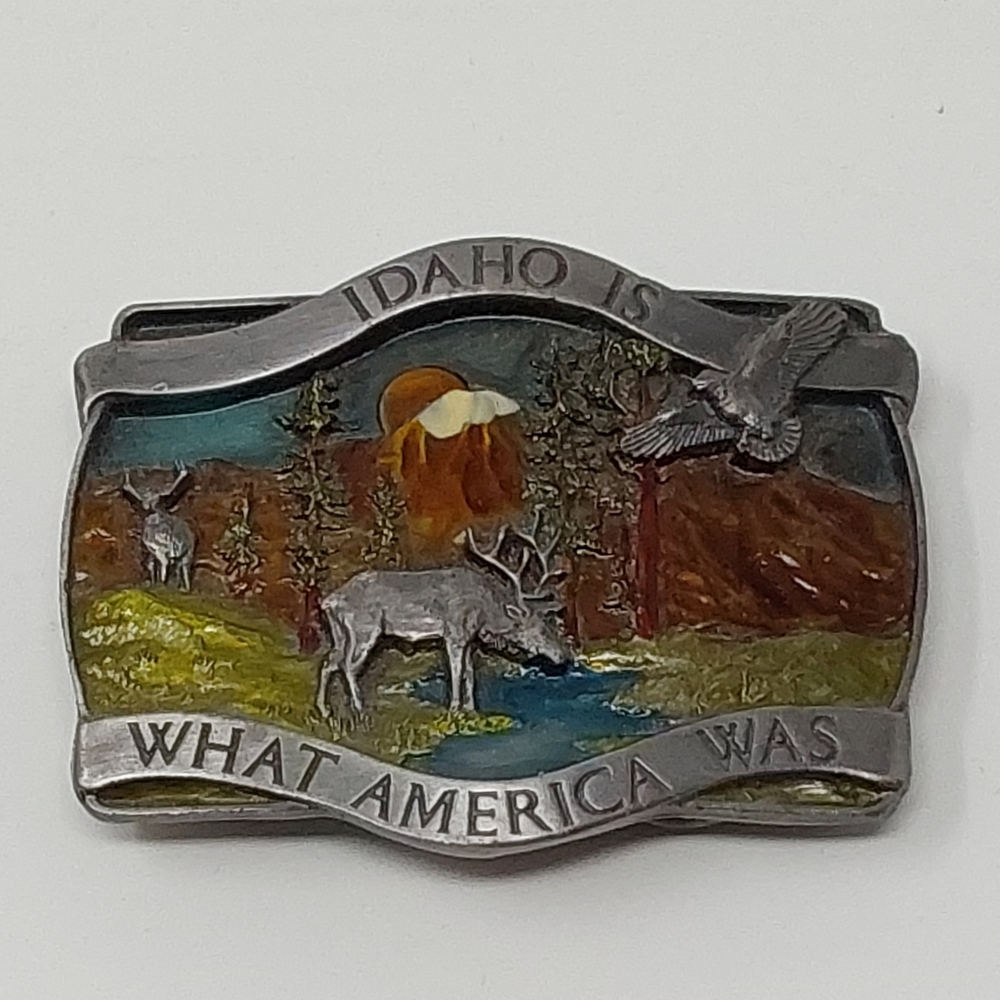 Vintage belt buckle by Bergamot Brass Works